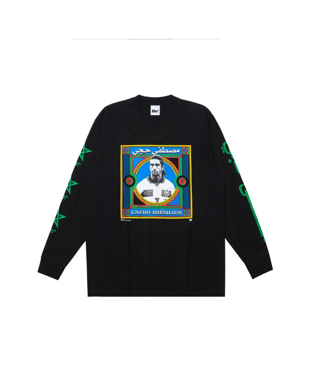 HADJI BLACK L/S T-SHIRT