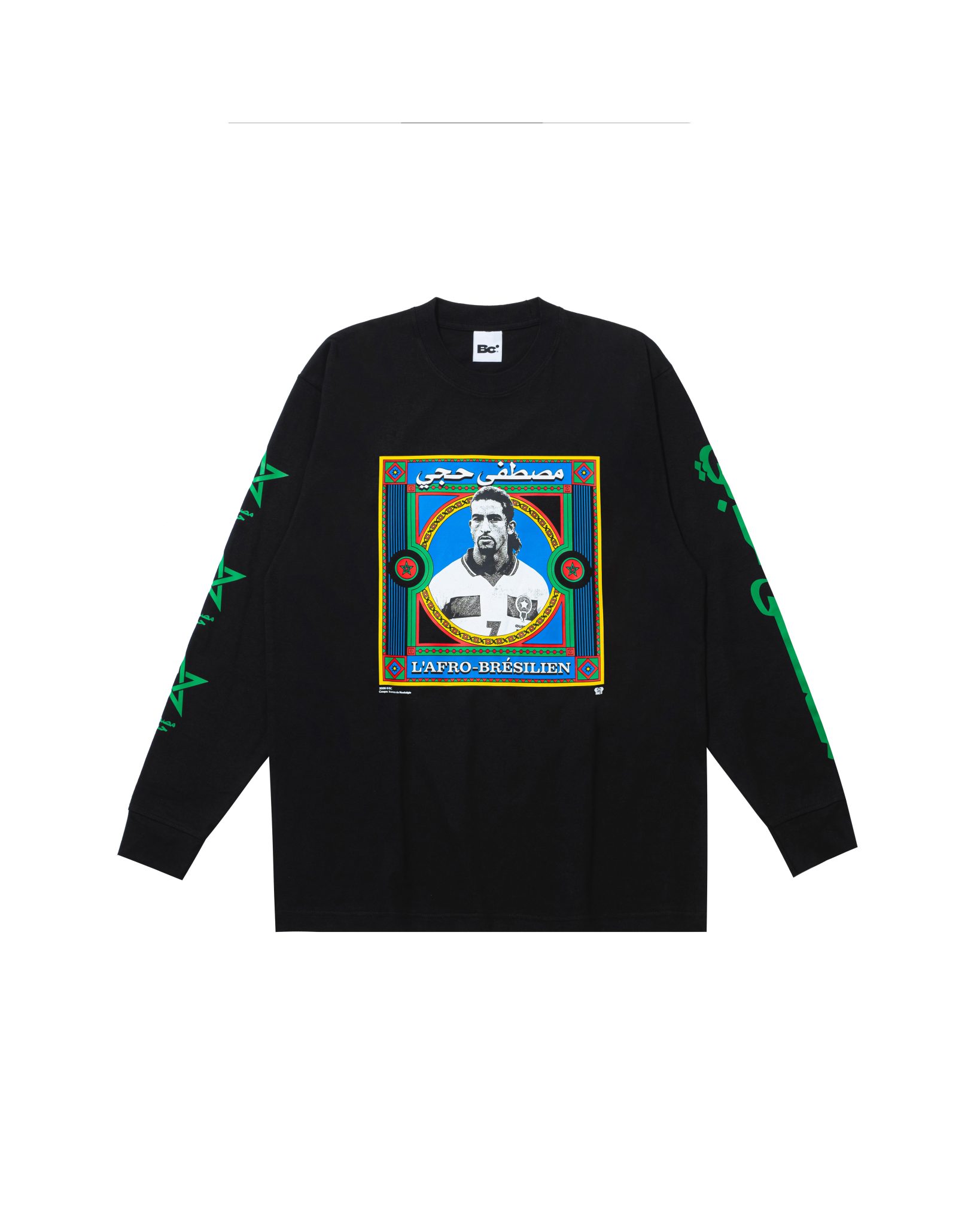 HADJI BLACK L/S T-SHIRT